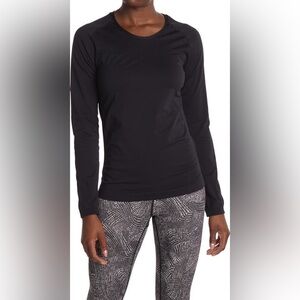 Zella Meridian Seamless Long Sleeve Athletic Top Womens Size Medium NWT